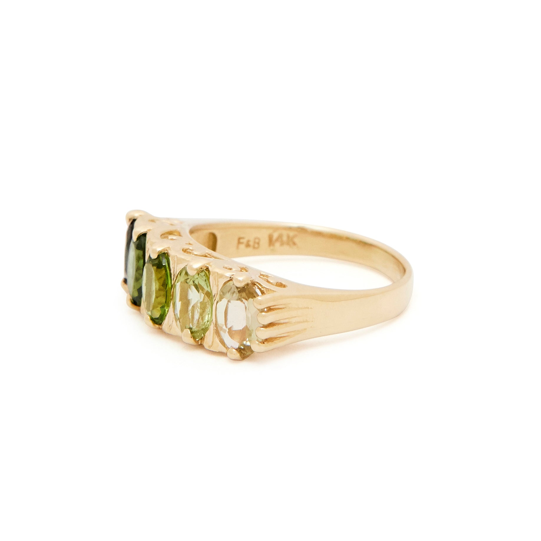 The F&B Leafy Ombre Ring