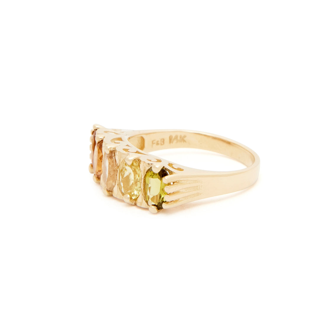 The F&B Ombre Sunrise Ring