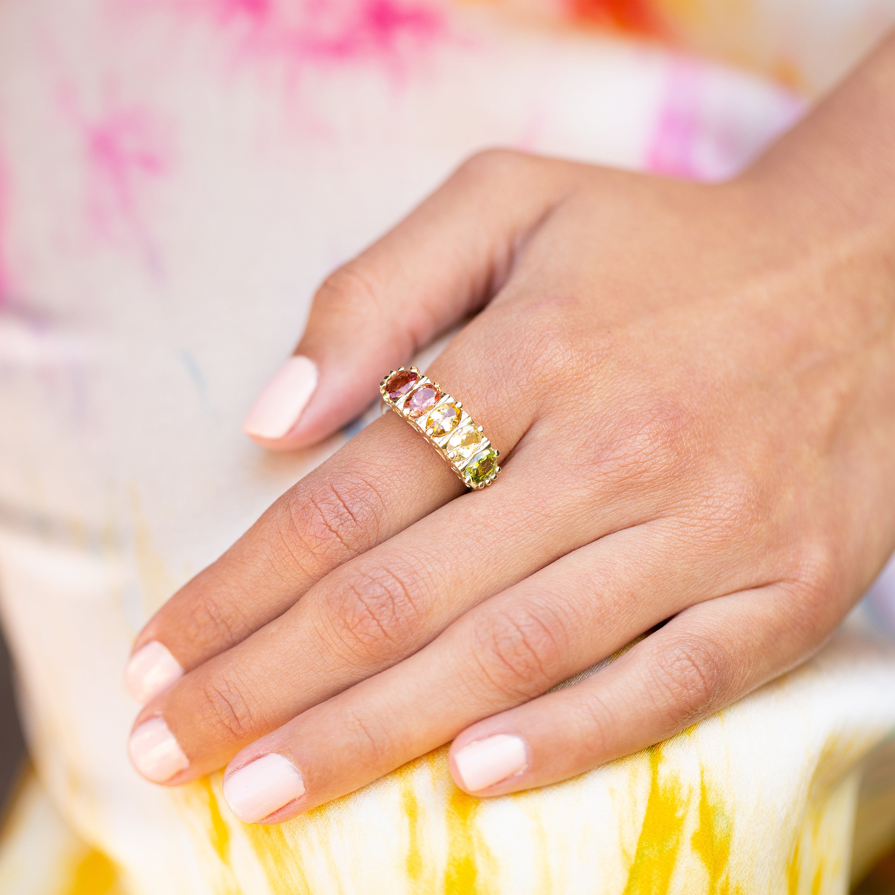 The F&B Tropical Ombre Ring