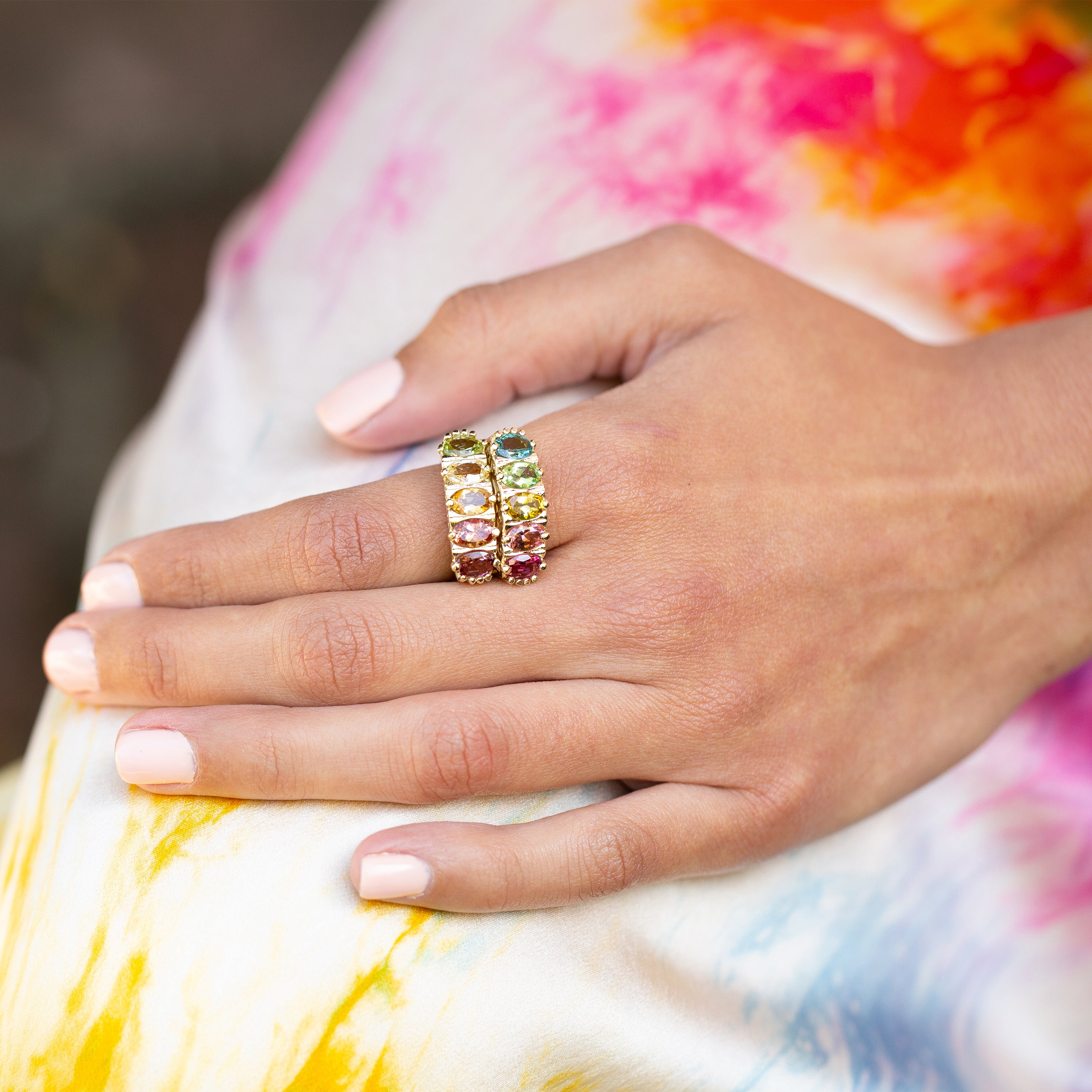 The F&B Tropical Ombre Ring