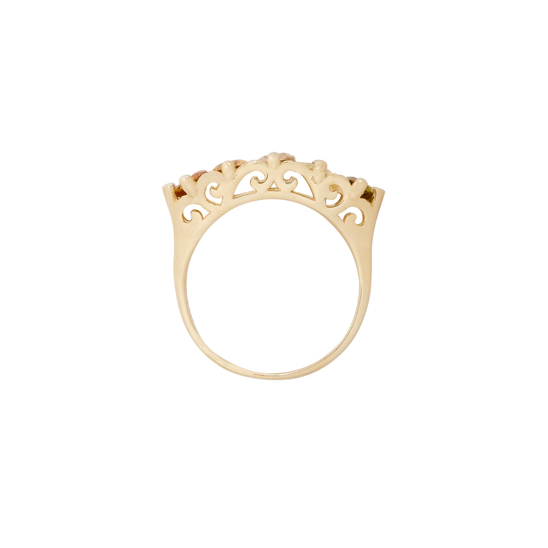 The F&B Leafy Ombre Ring