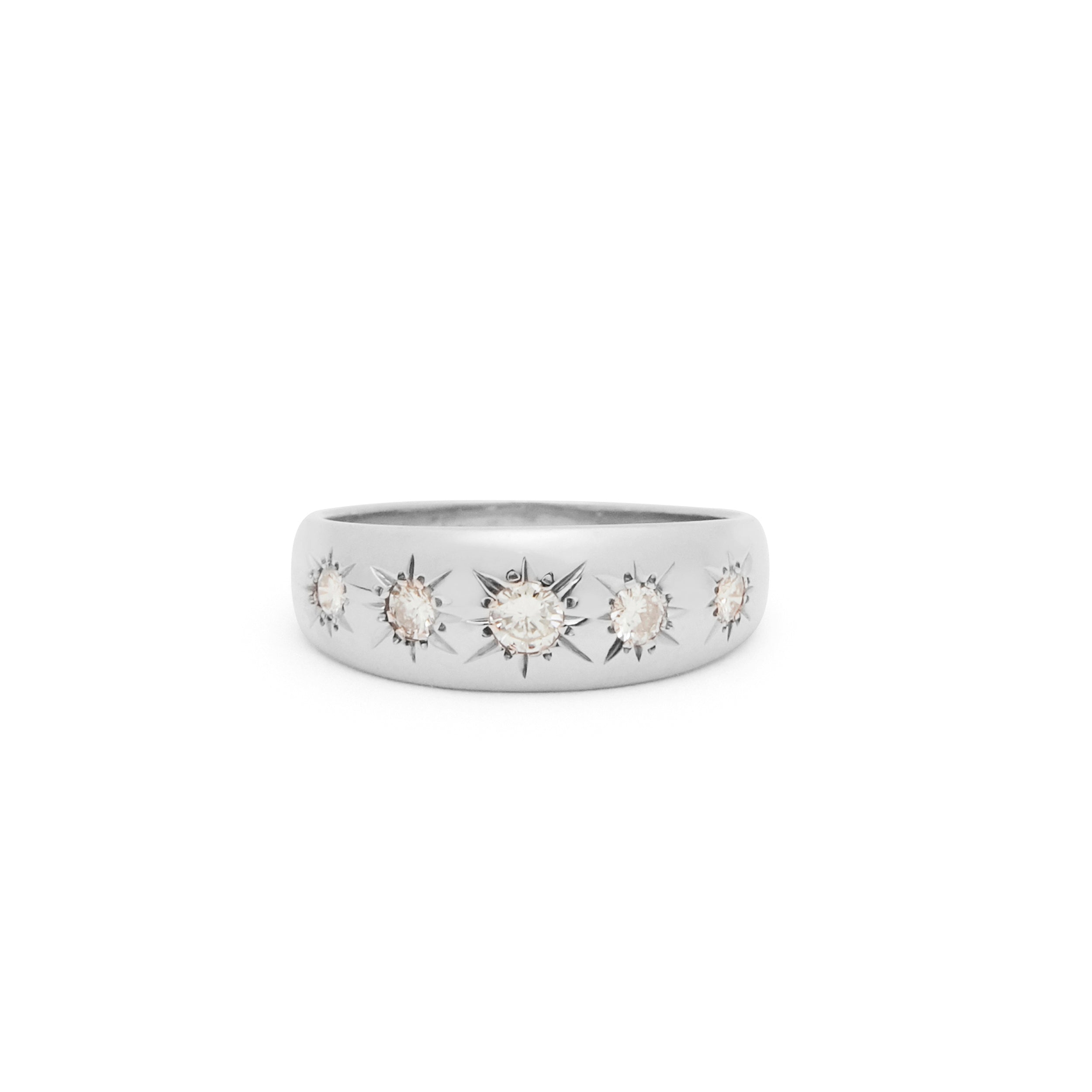 The F&B Diamond 5-Starburst Ring