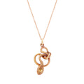 The F&B Rose Gold Snake Charmer Necklace