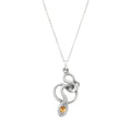 The F&B White Gold Snake Charmer Necklace