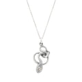 The F&B White Gold Snake Charmer Necklace