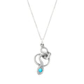 The F&B White Gold Snake Charmer Necklace