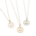 The F&B Peace Sign Charm Necklace