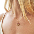The F&B Peace Sign Charm Necklace