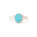 The F&B Petite Stone Signet Ring