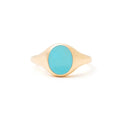 The F&B Petite Stone Signet Ring