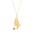 The F&B Yellow Gold Birthstone Hand Charm