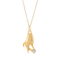 The F&B Yellow Gold Birthstone Hand Charm