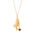 The F&B Yellow Gold Birthstone Hand Charm