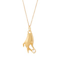 The F&B Yellow Gold Birthstone Hand Charm