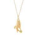 The F&B Yellow Gold Birthstone Hand Charm