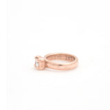 The F&B Rose Gold Birthstone Mini Ring Necklace