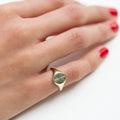 The F&B Petite Gold Signet Ring