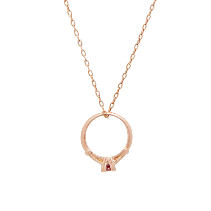 The F&B X Gemfields Ruby Major Mini Ring Necklace