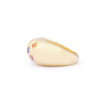 The F&B Multi-Colored Sapphire Starburst Dome Ring