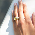 The F&B Diamond Starburst Dome Ring