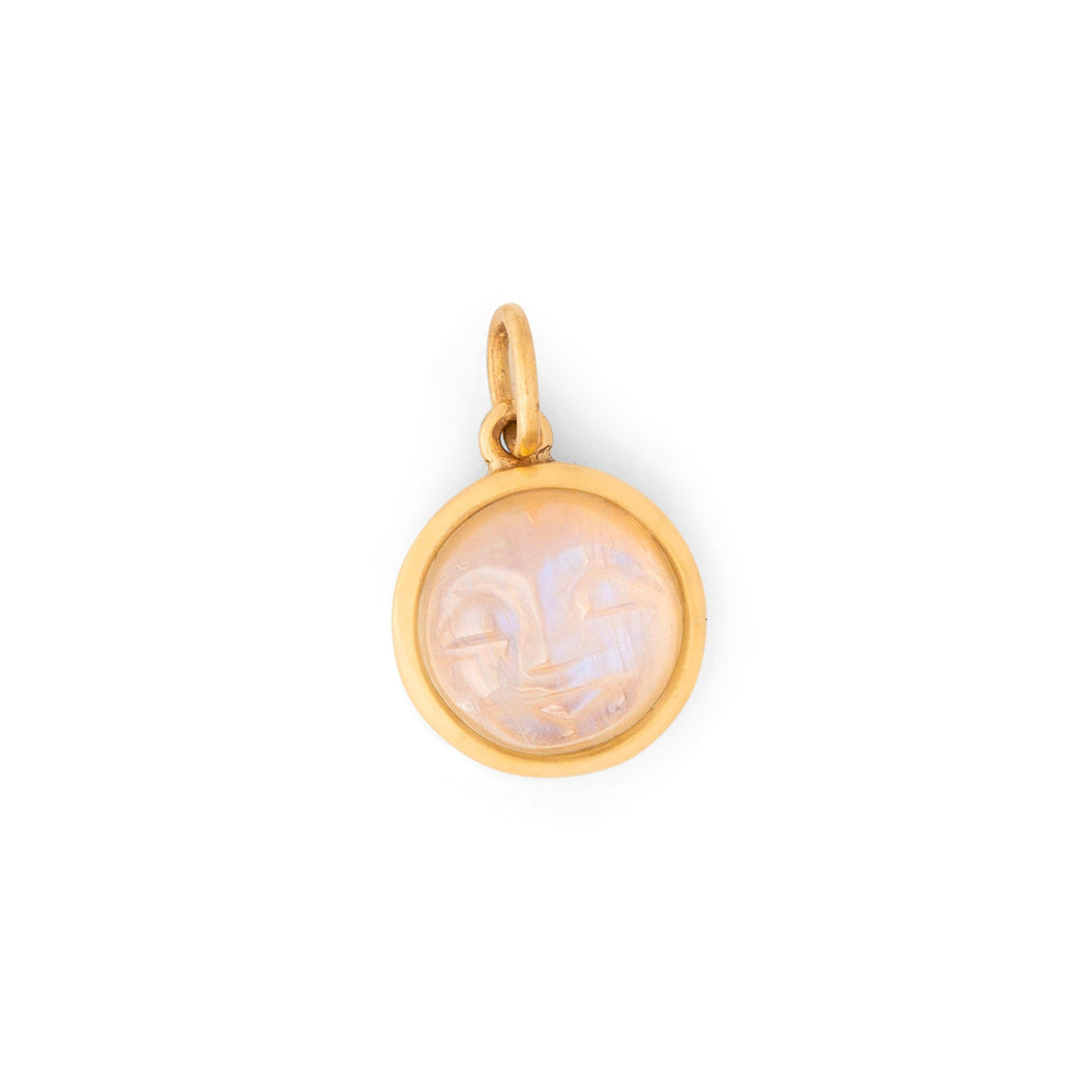 The Petite F&B Man-In-The-Moon Moonstone Charm