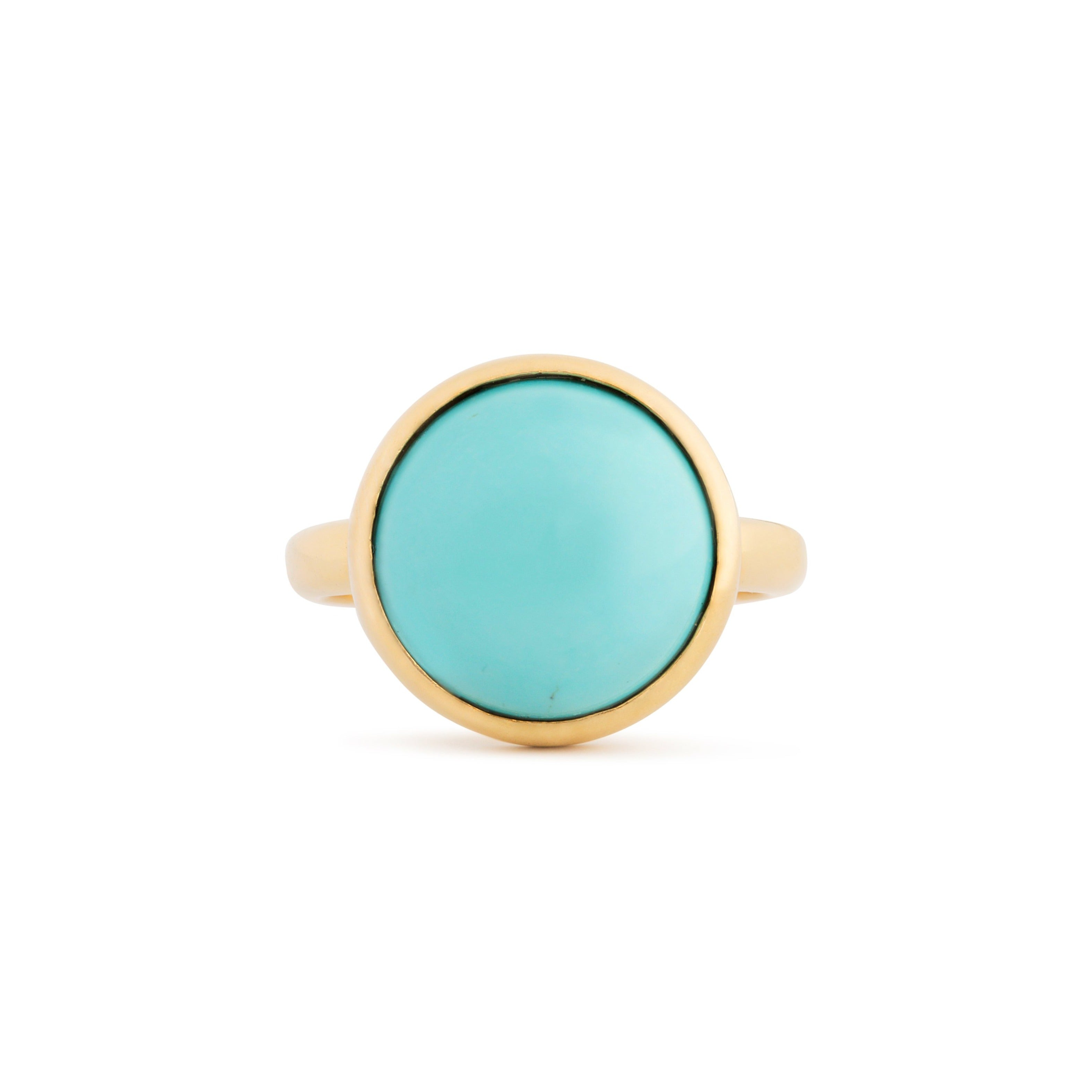 The F&B Turquoise and 14k Gold Ring