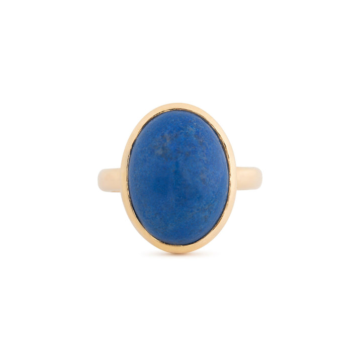 The F&B Lapis Lazuli and 14k Gold Ring