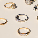 Five-Stone Round Brilliant Cut Diamond and Platinum Ring