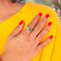 The F&B Leafy Ombre Ring