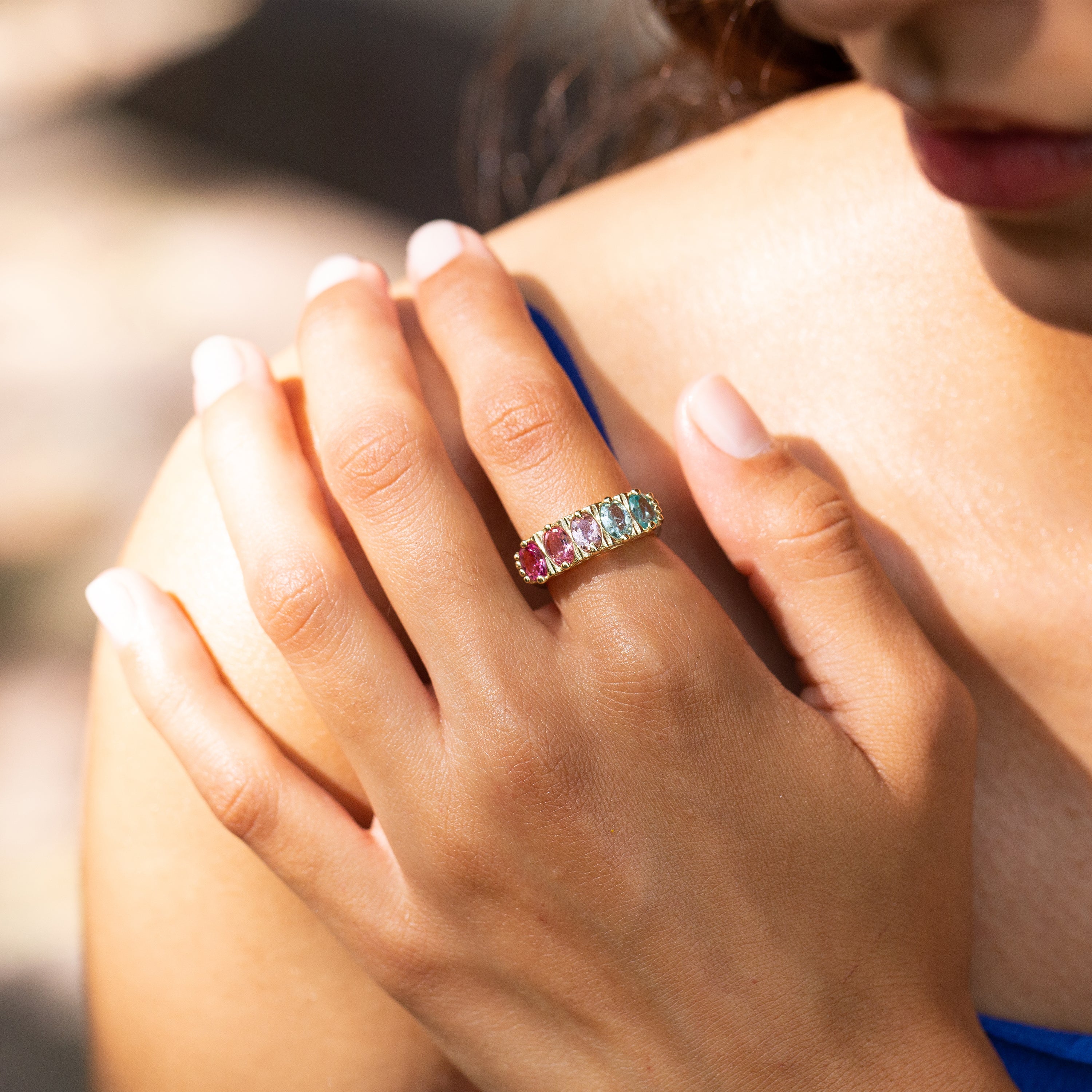 The F&B Cotton Candy Ombre Ring