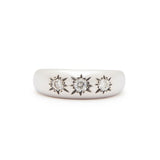 The F&B Diamond 3-Starburst Ring