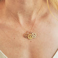 The F&B Peace Sign Charm Necklace