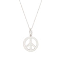 The F&B Peace Sign Charm Necklace