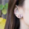 The F&B Crescent Moon Stud Earring