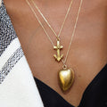 Victorian 18K Gold Nut Locket Necklace
