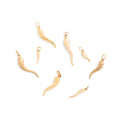 Petite Cornicello 14k Gold Charm