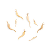 Small Cornicello 14k Gold Charm