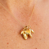 Puffy 14k Gold Heart Charm