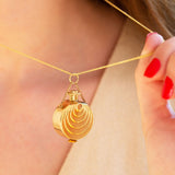 Perfume Bottle 14k Gold Pendant Necklace