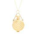 Perfume Bottle 14k Gold Pendant Necklace