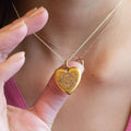 Victorian Monogrammed 14k Gold Heart Locket