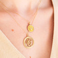 English Scorpio 9k Gold Charm