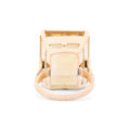 Citrine And 18k Yellow Gold Cocktail Ring