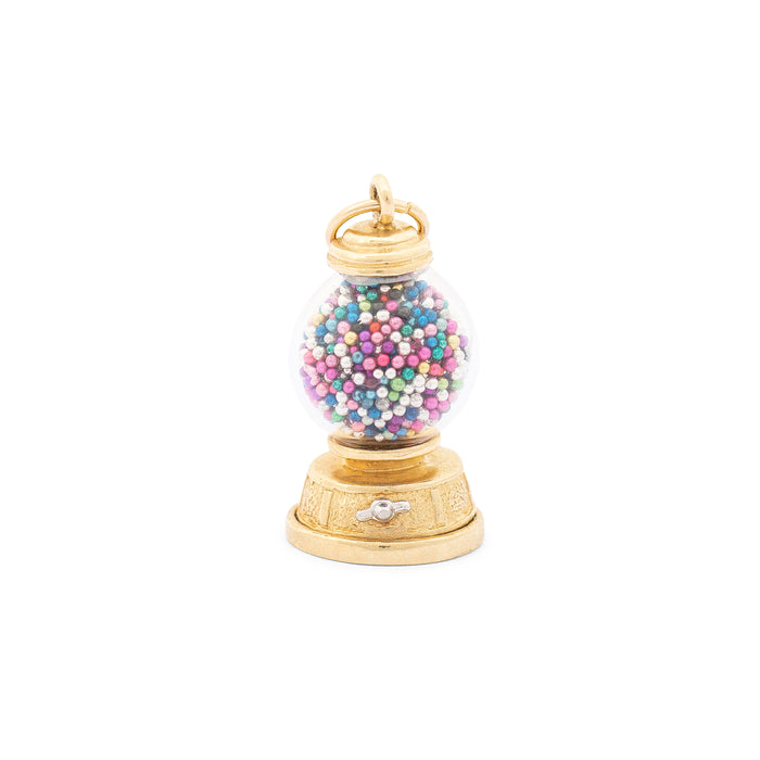 Gumball Machine 14k Gold Charm