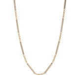 Edwardian 14k Gold And Platinum 15 Inch Chain Necklace