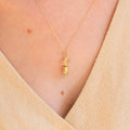 Movable Hula Dancer 14K Gold Charm
