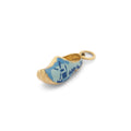 Enamel And 14K Gold Dutch Clog Charm