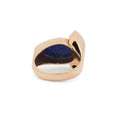 Lapis Lazuli And Diamond 14k Gold Ring