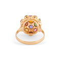 Retro Multi-Stone 18K Gold Sputnik Ring