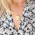 Victorian Floral Repoussé 10k Gold Locket